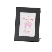 product of Cal-Mil 28513-46-13 Classic Cardholder Menu Stand, 5" x 5.5" x 6" Black ABS Plastic