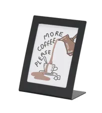 product of Cal-Mil 28513-811-13 Menu Card Holder / Number Stand, 11" x 5.5" x 13.25" ABS Black Plastic