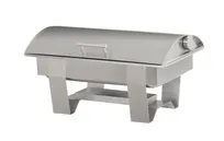 product of Cal-Mil 28520-55 Chafing Dish, 23" x 14.75" x 12.5" Stainless Steel Stackable Chafer Soft-Close Lid