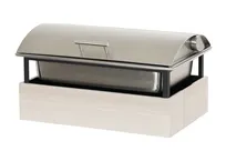 product of Cal-Mil 28620-141 Vista Chafer Chafing Dish, 23.25" x 14.75" x 12.5" HDPE, Coastal, Rect, Ind/Out