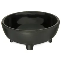product of Carlisle 087303 Molcajete Salsa Dish, 3-3/4" Dia x 1-1/2" Deep, 3 oz, Black Melamine, NSF, BPA-Free