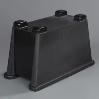 product of Carlisle 1086803 Trimline Dispenser Base, Single, Textured Black Polypropylene, Dishwasher Safe