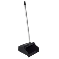 product of Carlisle 361410EC03 Sparta Dust Pan, 12" Wide, Hanging Hole, Locking Yoke, Handle, Black