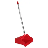 product of Carlisle 361410EC05 Sparta Dust Pan, 12" Wide, Hanging Hole, Locking Yoke, Serrated Edge, Red