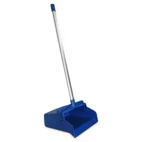 product of Carlisle 361410EC14 Sparta Dust Pan, 12" Wide, Hanging Hole, Locking Yoke, Blue Polypropylene
