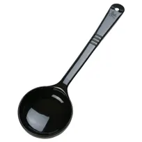 product of Carlisle 399003 Portion Spoon, 6 Oz Black Plastic, Thumb‑Grip, Heat‑Resistant, Dishwasher Safe