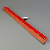product of Carlisle 4007700 Flo-Pac Floor Squeegee Head, 36" Red Gum Rubber Blade, Flex, Steel Frame - 1/Each