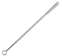 product of Carlisle 4017600 Pipe Brush, 12" Overall Length, 5" Long x 1/2" Dia. Polyester Bristles, White