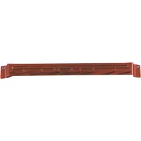 product of Carlisle 4073505 Spectrum Brush Rack, 17" Wall-Mount, Holds 10 Drilled Brushes, Aluminum, Red