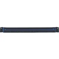 product of Carlisle 4073514 Spectrum Brush Rack, 17" Wall-Mount, Holds 10 Drilled-Handle Brushes, Aluminum, Blue