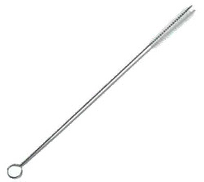 product of Carlisle 4110900 Pipe Brush, 18" Overall Length, 5" Long x 1/2" Dia. Polyester Bristles, White