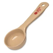 product of Carlisle 432406 Portion Server Spoon, 2 oz, Plastic, Beige Ivory Handle, NSF