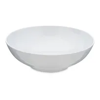 product of Carlisle 4381302 Epicure Chef Salad Bowl, 36oz, 8" dia., round, melamine, white, dishwasher safe