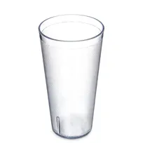 product of Carlisle 523207 Stackable Tall Tumbler, 32 oz Clear Textured SAN, BPA Free, Dishwasher Safe