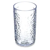 product of Carlisle 550807 Pebble Optic Tumbler - 8oz Clear SAN, Pebbled, BPA-Free, Stackable