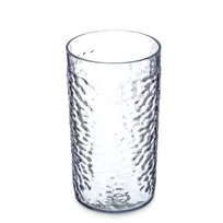 product of Carlisle 551707 Pebble Optic Clear 16oz SAN Tumbler, Stain/Break Resistant, BPA Free