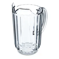 product of Carlisle 553807 Pitcher, 48 oz Polycarbonate, Contoured Lip, Certified, Dishwasher Safe, Made in USA