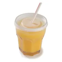 product of Carlisle 5812L30 Translucent Polystyrene Lid, 12 oz Louis Tumbler Fit, Straw Slotted, 36/Case