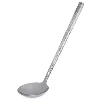 product of Carlisle 60208 Terra Ladle, 1 oz, 8-3/4", Stainless Steel, Hammered Mirror Finish