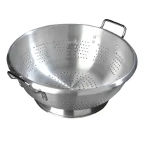 product of Carlisle 60277 Colander, 16 qt., 16-1/2" dia. x 7-1/8" deep, Aluminum, Satin Finish