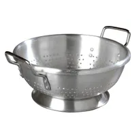 product of Carlisle 60278 Colander, 8 Qt., 12" Dia. X 5" Deep, Aluminum, Satin Finish