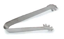 product of Carlisle 607690 Ice Tongs, 5-3/4", Stainless Steel, Mirror-Polish Finish