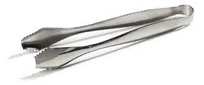 product of Carlisle 607691 Ice Tongs, 7"L, Dishwasher Safe, 18/8 Stainless Steel, Mirror-Polish Finish