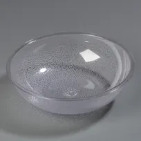 product of Carlisle 721007 Clear 10" Salad Bowl 3-4 Qt Polycarbonate Pebbled Scratch-ResFreezer/Dishwasher Safe