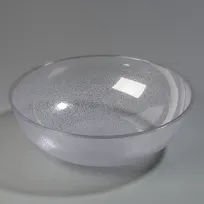 product of Carlisle 721807 - 18" Clear Polycarbonate Salad Bowl, 18-Qt, Pebbled, Freezer Safe