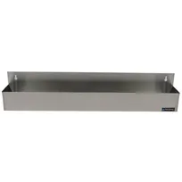 product of Carlisle B5542 Speed Rail, 41-1/4"W x 4-1/8"D x 6"H, Holds 10 Quart Bottles, 22-Gauge Stainless Steel