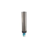 product of Carlisle C3500P In-Counter Cup Dispenser, 23" Tube, Stainless Steel, 32-46 oz Cups