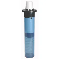 product of Carlisle C5250C In-Counter Cup Dispenser, 23" Tube, Plastic, Fits 4-24 oz Cups