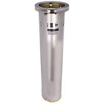 product of Carlisle C6500C In-Counter Cup Dispenser, 23" Tube, Stainless Steel, 32-46 oz Cups