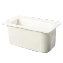 product of Carlisle CM110202 Coldmaster Food Pan, 1/3 Size, 6" Deep, Gel-Insulated, White, NSF, BPA-Free