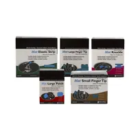 product of Carlisle MK0906 San Jamar Mani‑Kare Bandages Kit – Assorted Boxes MK0901‑MK0905, Flexible Cloth, Blue