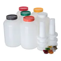 product of Carlisle PS801B00 Store 'N Pour Gallon Container, 128 oz, Polyethylene, Assorted Colors, BPA Free