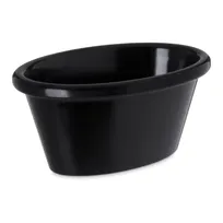 product of Carlisle S31403 Ramekin, 4 Oz, 3-3/4" L x 2-5/8" W x 2-9/11" H, Black Melamine, NSF, BPA Free
