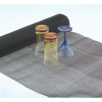 product of Carlisle UL5105 San Jamar Ultra Liner Shelf Liner, 2' x 10' Roll, Black - 1/Roll