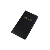 product of Concasse MCACCPC01 Check Holder, 9" x 5" Black Menu Presenter, Plastic Construction - 1/Each