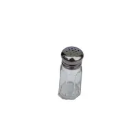 product of Concasse MCACCSAL1 Glass Salt Shaker, 1 oz Capacity, Paneled Design, Mushroom Top, Single Serve