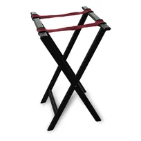 product of Concasse MCACCTIJM 36" Wooden Tray Stand - Sturdy Height, Natural Wood Finish for Waitstaff Service