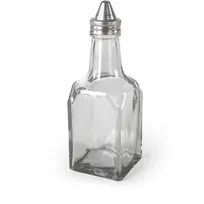 product of Concasse MCACCVIN6 Vinegar Cruet Bottle, 6 oz Capacity, Clear Glass Tabletop Dispenser