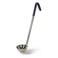 product of Concasse MCCAI02A 2-5 oz Stainless Steel Serving Ladle with Blue Plastic Handle