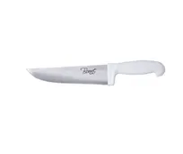 product of Concasse MCCBISR10 Steak Knife, 10", White Plastic Handle, Stainless Steel Blade