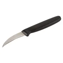 product of Concasse MCCMON03C Paring Knife, 3" Clip Point, Stainless Steel Blade, Black Handle - 1/Each