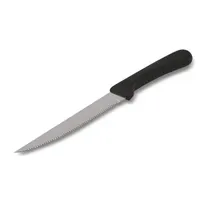 product of Concasse MCCMP04 Steak Knife, 4" Stainless Steel Blade, Plastic Handle - Ideal for Fine Dining