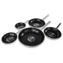 product of Concasse MCCOSARAL10L Fry Pan, 10"-11" Aluminum Non-Stick, Riveted Handle, Induction-Ready, No Cover