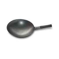 product of Concasse MCCOWOK02 Wok Pan - 14" x 4" Carbon Steel, Wood Handle, Induction Ready, 11-15" Size