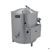 product of AccuTemp ALHEC-30 30 Gallon Floor Stationary 2/3 Steam Jacketed Electric Kettle w/ Leg Mounted Base