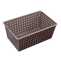 product of Louis Tellier 223690 Bread Pan, 10-5/8" x 3-1/8" H, Perforated Steel, Ceramic Stick Coating